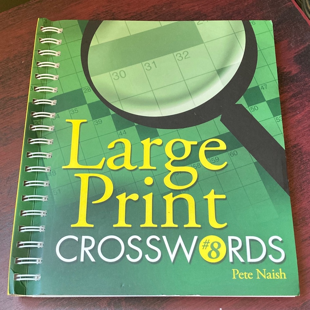 Large Print Crossword Puzzle Book